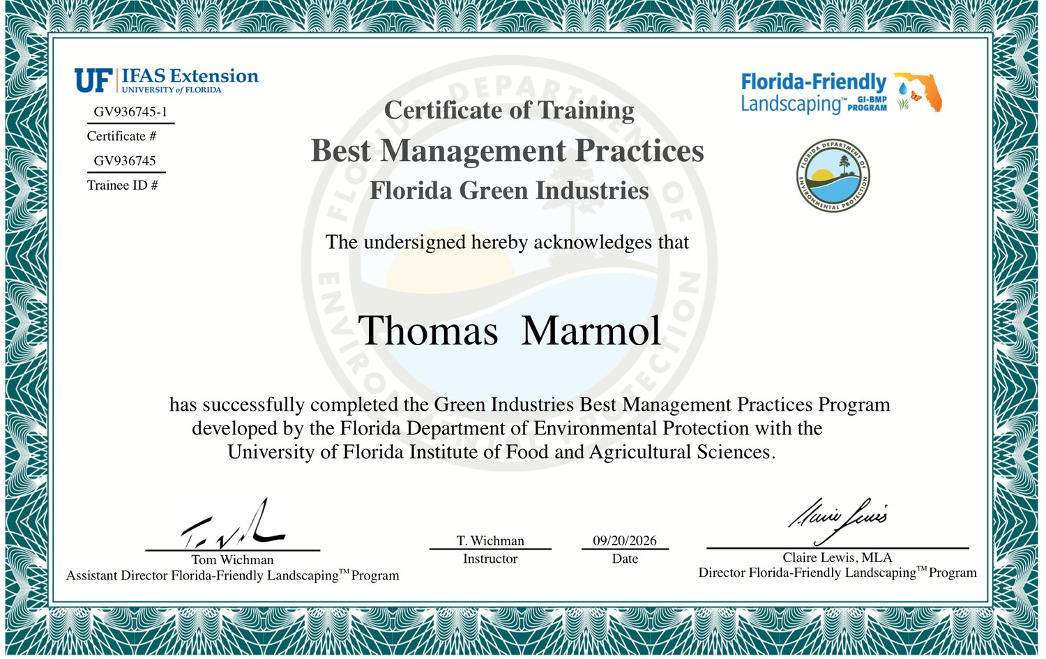 Green Industries Best Management Practices